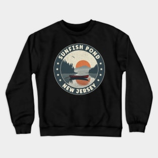 Sunfish Pond New Jersey Sunset Crewneck Sweatshirt